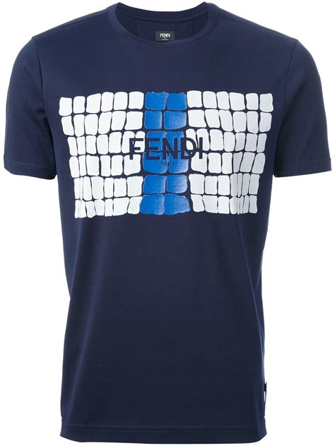 fendi polo mens dress|Fendi men's printed t shirts.